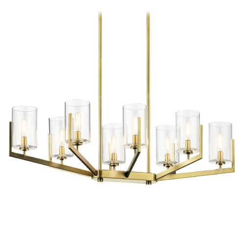 Kichler Lighting Nye 36.75-Inch Brushed Natural Brass Chandelier by Kichler Lighting 52315BNB