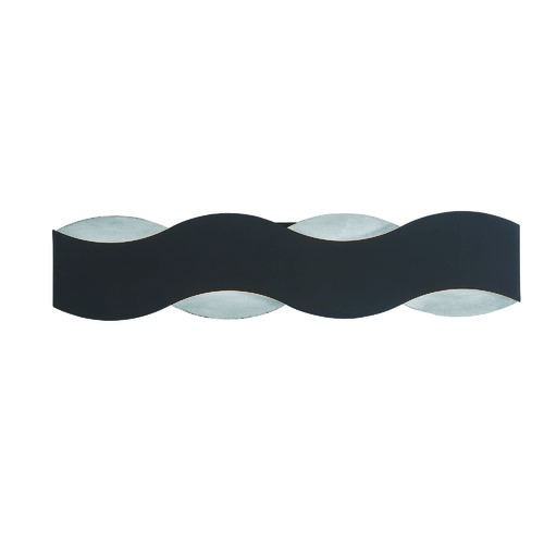Eurofase Lighting Vaughan 24-In LED Vanity Light in Silver & Black by Eurofase Lighting 31784-022