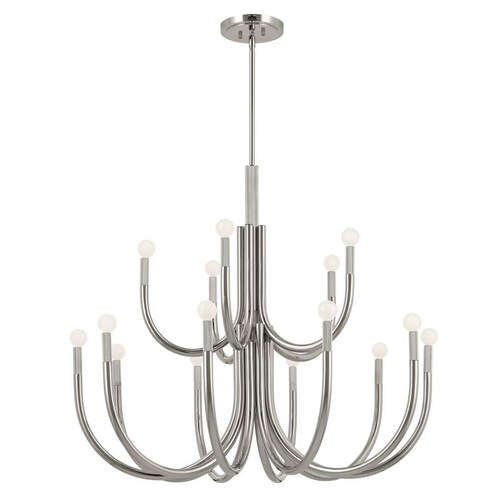 Kichler Lighting Odensa Polished Nickel Chandelier by Kichler Lighting 52552PN