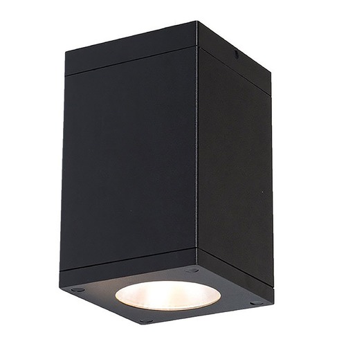 WAC Lighting Cube Arch Black LED Flush Mount by WAC Lighting DC-CD05-F830-BK