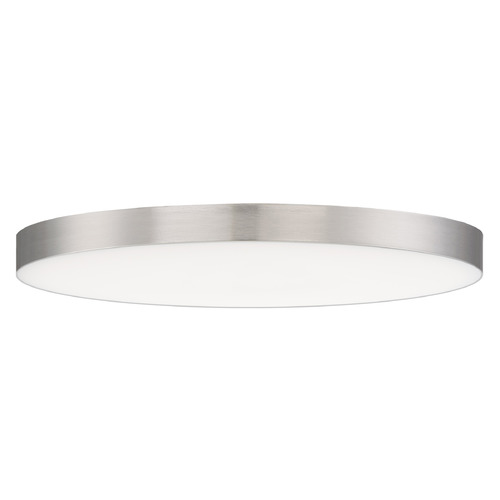 Maxim Lighting Maxim Lighting Trim Satin Nickel LED Flushmount Light 57670WTSN