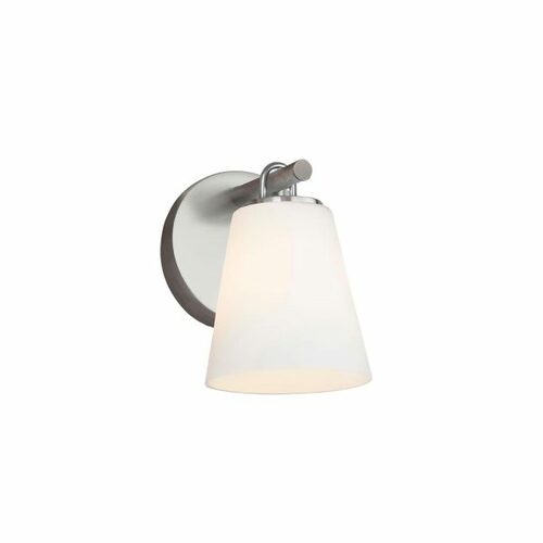 Justice Design Group Alpino Wall Sconce in Brushed Nickel by Evolv by Justice Design Group FSN-8031-OPAL-NCKL