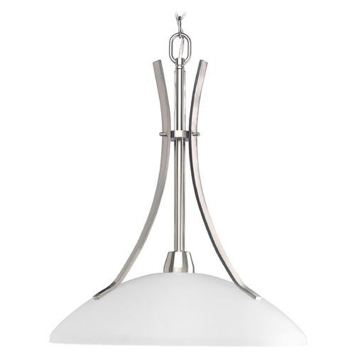 Progress Lighting Wisten Pendant in Brushed Nickel by Progress Lighting P5112-09