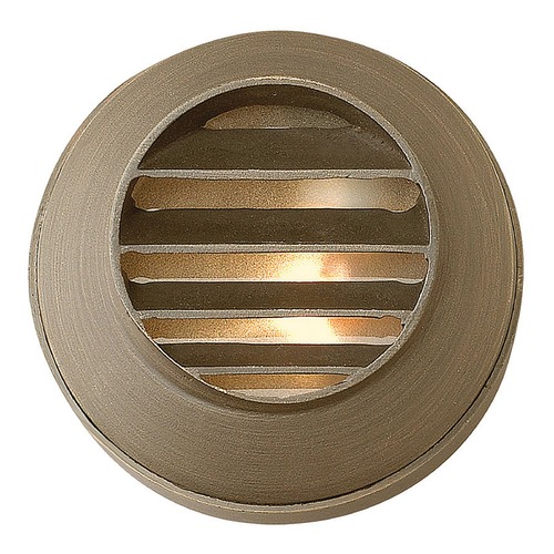 Hinkley Hardy Island 3.50-Inch LED Round Louvered Deck Light in Bronze by Hinkley Lighting 16804MZ-LL