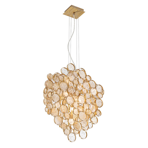 Eurofase Lighting Trento 25-Inch Chandelier in Gold by Eurofase Lighting 34030-026