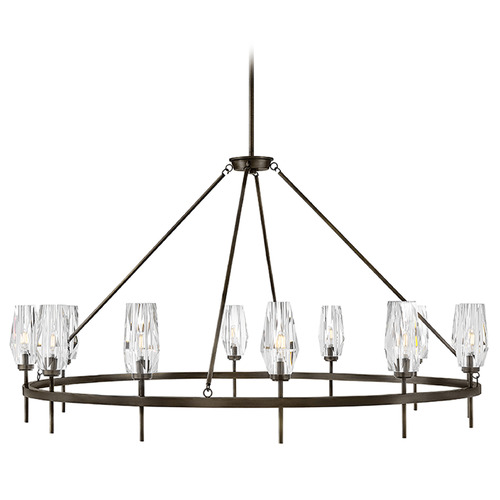 Hinkley Ana Black Oxide LED Chandelier by Hinkley Lighting 38259BX