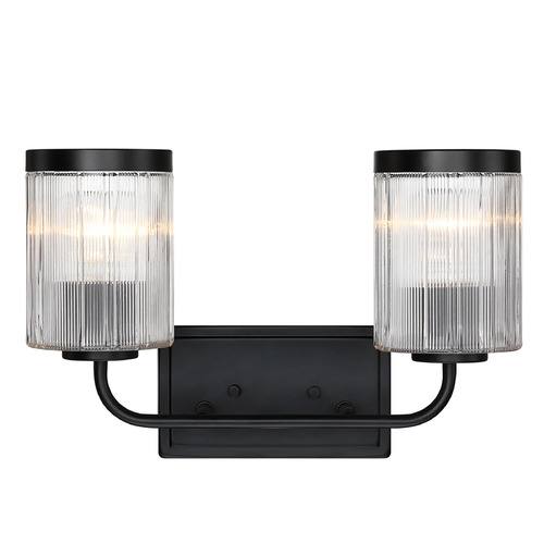 Designers Fountain Lighting Aspen 16-Inch Bath Light in Black by Designers Fountain Lighting D335M-2B-MB