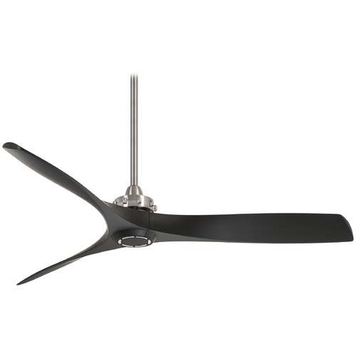 Minka Aire Aviation 60-Inch Fan in Brushed Nickel by Minka Aire F853-BN/CL