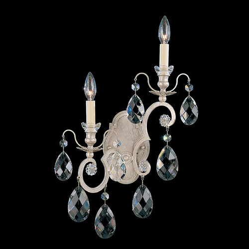 Schonbek Lighting Renaissance Antique Silver Sconce by Schonbek Lighting 3758-48