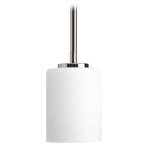 Progress Lighting Replay Mini Pendant in Polished Nickel by Progress Lighting P5170-104