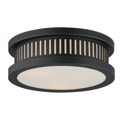 Maxim Lighting Oxford Black Flush Mount by Maxim Lighting 30599WTBK