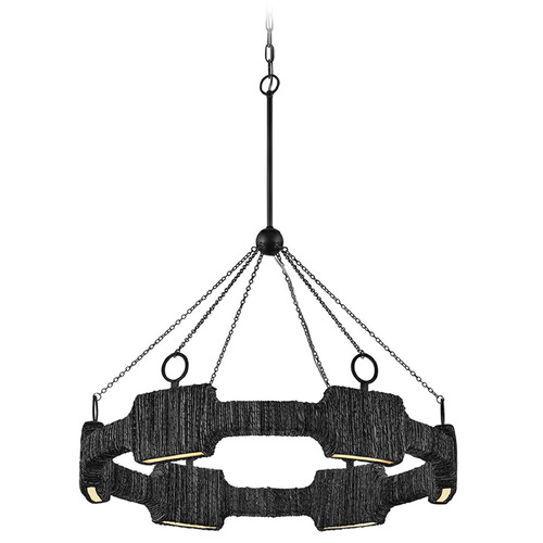 Hinkley Raffi Carbon Black LED Chandelier by Hinkley Lighting 34106CBK