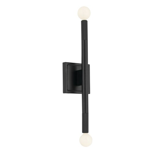 Kichler Lighting Odensa Black Sconce by Kichler Lighting 52556BK