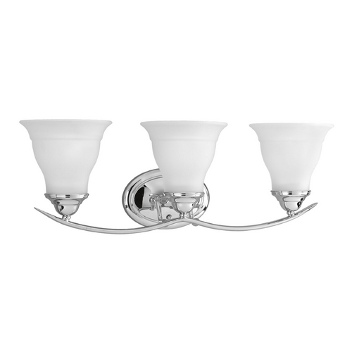 Progress Lighting Trinity Bathroom Light in Chrome by Progress Lighting P3192-15