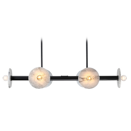 Designers Fountain Lighting Fina 37.75-Inch Linear Light in Black by Designers Fountain Lighting D325C-6LCH-MB