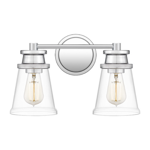 Quoizel Lighting Haverfield Bathroom Light in Polished Chrome by Quoizel Lighting HAV8615C