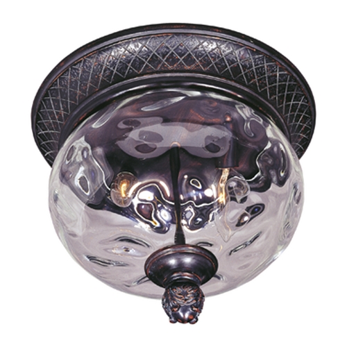 Maxim Lighting Carriage House DC Oriental Bronze Flush Mount by Maxim Lighting 3429WGOB