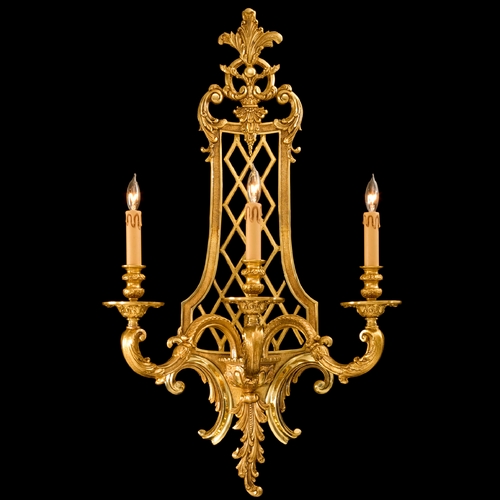 Metropolitan Lighting Sconce Wall Light in French Gold by Metropolitan Lighting N9803