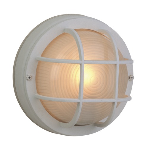Craftmade Lighting Bulkhead Matte White Flush Mount by Craftmade Lighting Z394-04