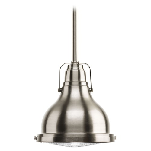 Progress Lighting Coastal LED Mini Pendant in Brushed Nickel by Progress Lighting P5050-0930K9