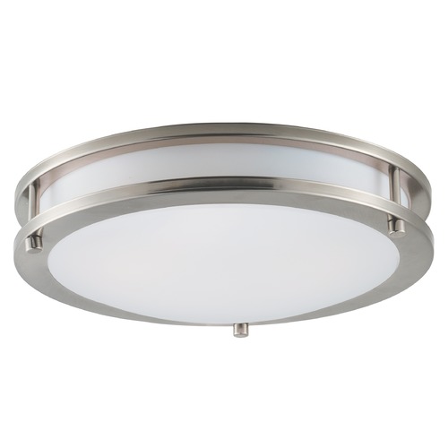Maxim Lighting Linear LED Satin Nickel LED Flush Mount by Maxim Lighting 55542WTSN