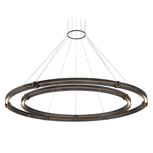 Eurofase Lighting Admiral 62-Inch LED Chandelier in Black & Brass by Eurofase Lighting 37384-012