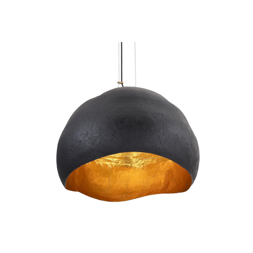 Eurofase Lighting Baleia 24-Inch 3-Light Pendant in Black & Gold by Eurofase Lighting  47102-019