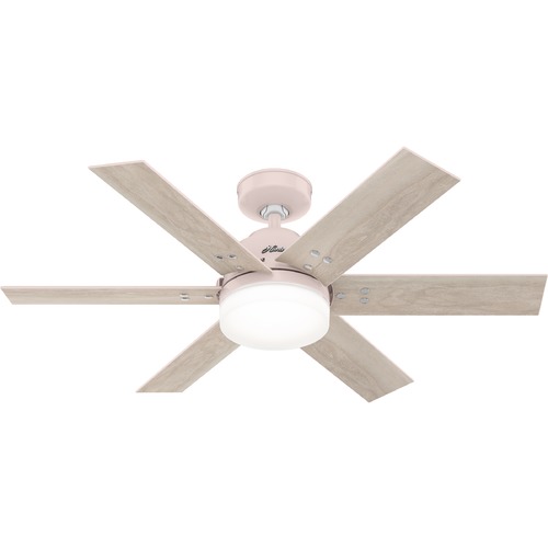Hunter Fan Company Pacer Blush Pink LED Ceiling Fan by Hunter Fan Company 51207