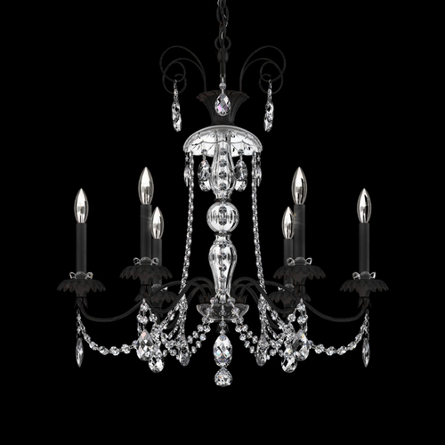 Schonbek Lighting Helenia Black Crystal Chandelier by Schonbek Lighting AT1006N-51H