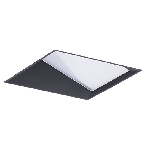 WAC Lighting 4-Inch FQ Downlights Black LED Recessed Trim by WAC Lighting R4FSWL-935-BK