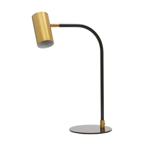 House of Troy Lighting Cavendish Weathered Brass & Black LED Desk Lamp by House of Troy Lighting C350-WB/BLK