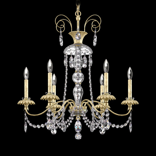 Schonbek Lighting Helenia Heirloom Silver Crystal Chandelier by Schonbek Lighting AT1006N-44H