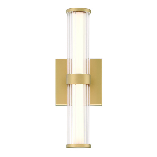Eurofase Lighting Fayton 14-Inch LED Outdoor Wall Light in Gold by Eurofase Lighting 47123-014