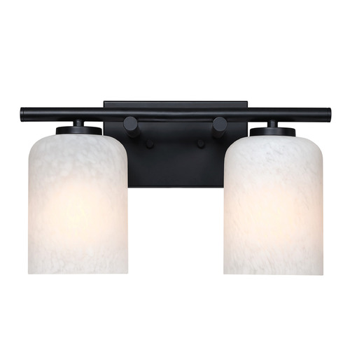 Designers Fountain Lighting Bluestone Ridge 16-Inch Bath Light in Black by Designers Fountain D338M-2B-MB