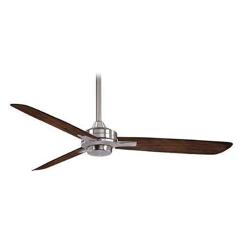 Minka Aire Rudolph 52-Inch Ceiling Fan in Brushed Nickel by Minka Aire F727-BN/MM