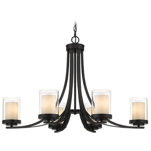 Z-Lite Willow Matte Black Linear Light by Z-Lite 426-6-MB