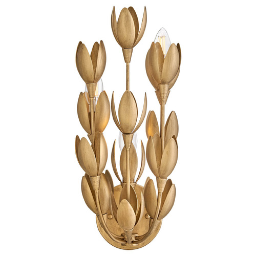 Hinkley Flora Burnished Gold LED Sconce by Hinkley Lighting 30010BNG