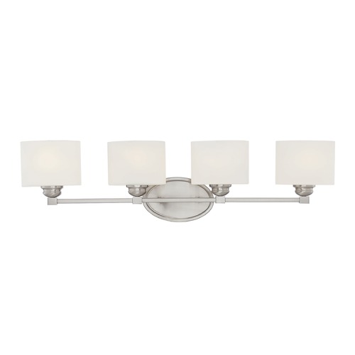 Savoy House Kane 33-Inch Bath Light in Satin Nickel by Savoy House 8-890-4-SN