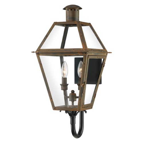 Quoizel Lighting Rue De Royal Industrial Bronze Outdoor Wall Light by Quoizel Lighting RO8311IZ