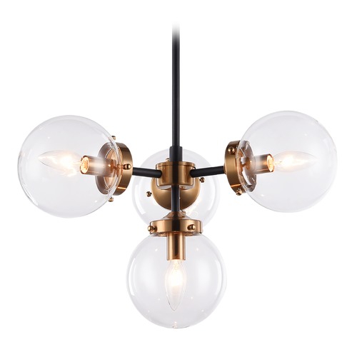 Matteo Lighting Maru Aged Gold Pendant by Matteo Lighting C72304AGCL