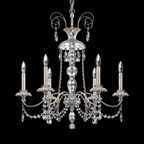 Schonbek Lighting Helenia Antique Silver Crystal Chandelier by Schonbek Lighting AT1006N-48H