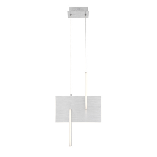 Eurofase Lighting Coburg 23-Inch LED Pendant in Anodized Silver by Eurofase Lighting 37347-035