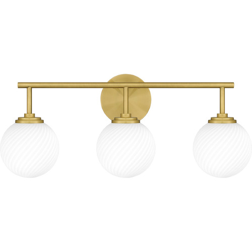 Quoizel Lighting Eloise Aged Brass Bathroom Light by Quoizel Lighting ELO8624AB
