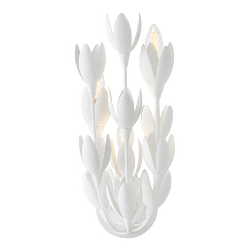 Hinkley Flora Textured Plaster LED Sconce by Hinkley Lighting 30010TXP