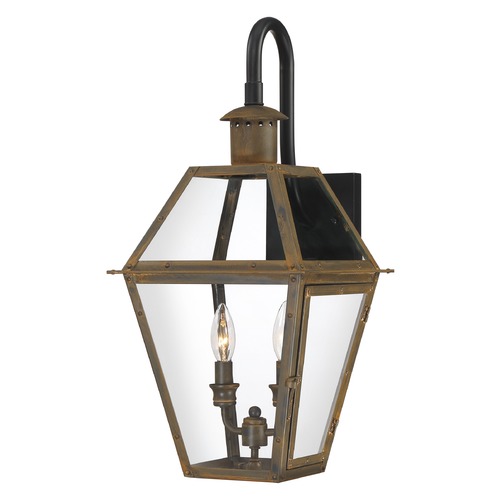 Quoizel Lighting Rue De Royal Industrial Bronze Outdoor Wall Light by Quoizel Lighting RO8411IZ