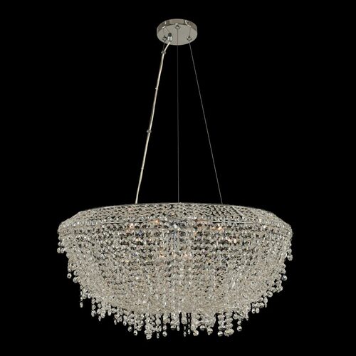 Allegri Lighting Massimo 29-Inch Pendant in Polished Chrome by Allegri Crystal 030852-010-FR001
