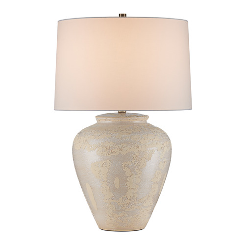Currey and Company Lighting Currey and Company Mimi Ivory Table Lamp with Drum Shade 6000-0999