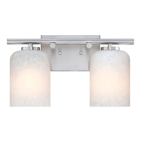 Designers Fountain Lighting Bluestone Ridge 16-Inch Bath Light in Nickel by Designers Fountain D338M-2B-BN