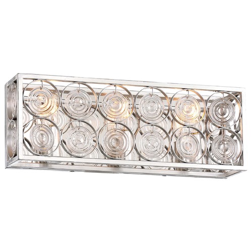 Minka Lavery Culture Chic Catalina Silver Bathroom Light by Minka Lavery 4663-598
