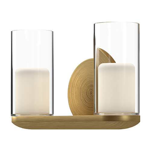 Kuzco Lighting Birch Brushed Gold LED Bathroom Light by Kuzco Lighting VL53511-BG/CL